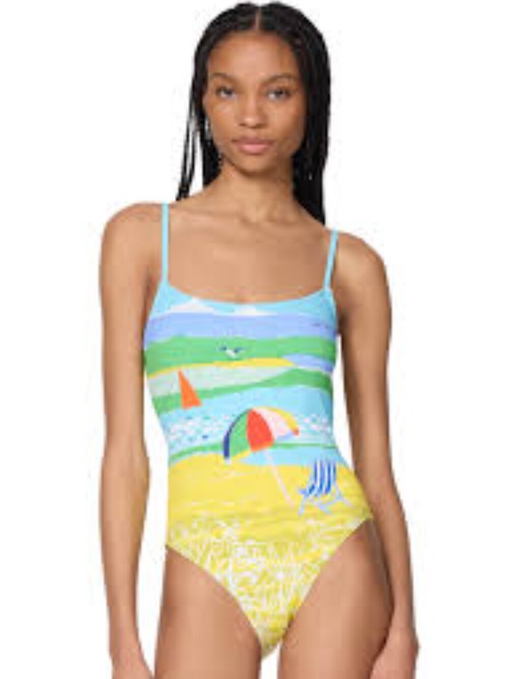 Kate Spade Women's Tie-Back One-Piece Swimsuit sz.L NWOT